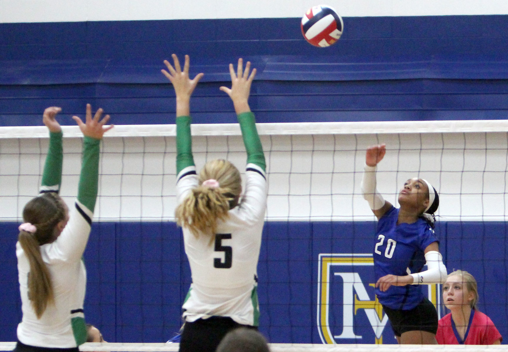 Eau Claire Regis at McDonell volleyball 9-12-19
